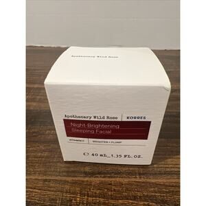 Korres Wild Rose Vitamin C Brightening Sleeping Facial Night Sauvage New In Box